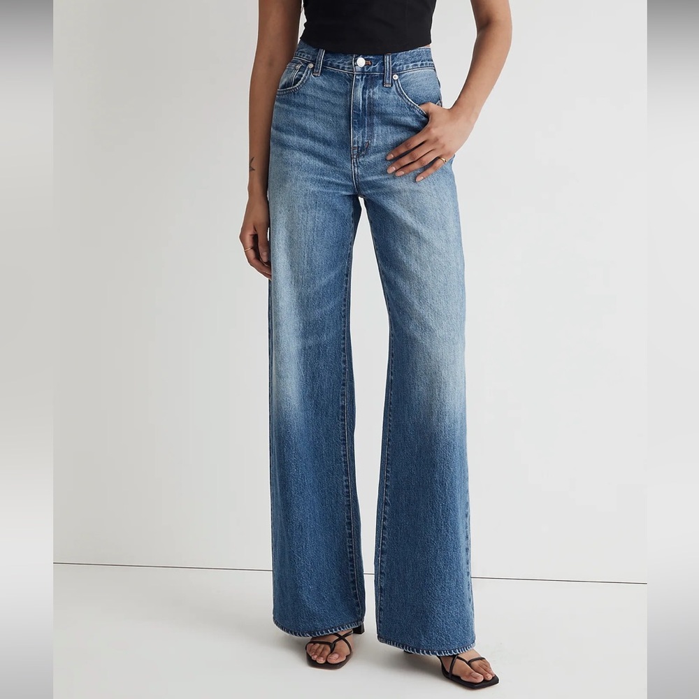 Madewell NWT Superwide Leg Jeans High Rise Size 29